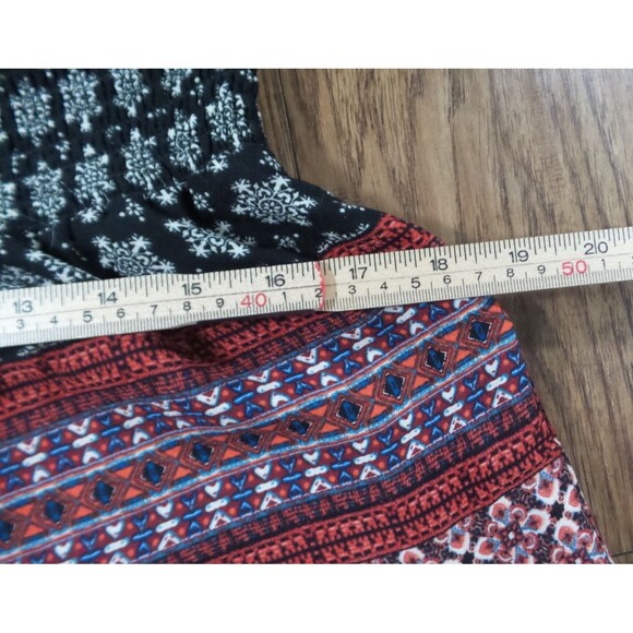 Joe B J Benbasset Women Burgundy Palazzo Pant Size Large Elastic Waist - Picture 8 of 10